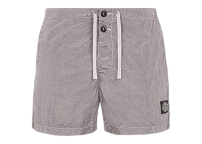 Stone Island Slim Fit Metal Nylon Swim Trunks Dust