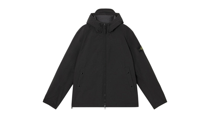 Stone Island Soft Shell-R E.Dye Technology Primaloft 4100086 Jacket Black
