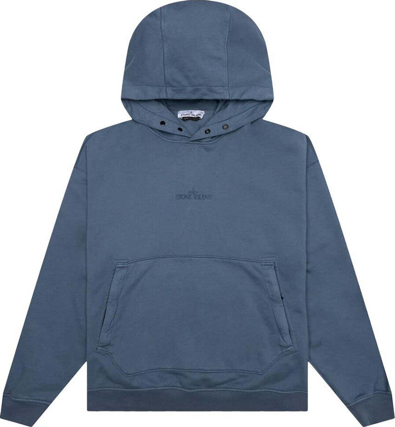 Stone Island Stone Island Hooded Sweatshirt 'Avio Blue' Blue