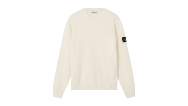 Stone Island Stretch RWS Wool 5100001 Sweater Ivory