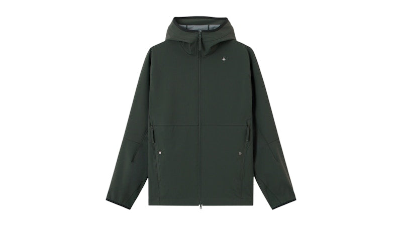 Stone Island Technical Jersey Stretch Nylon/Polyester Stellina 6100064 Jacket Musk Green