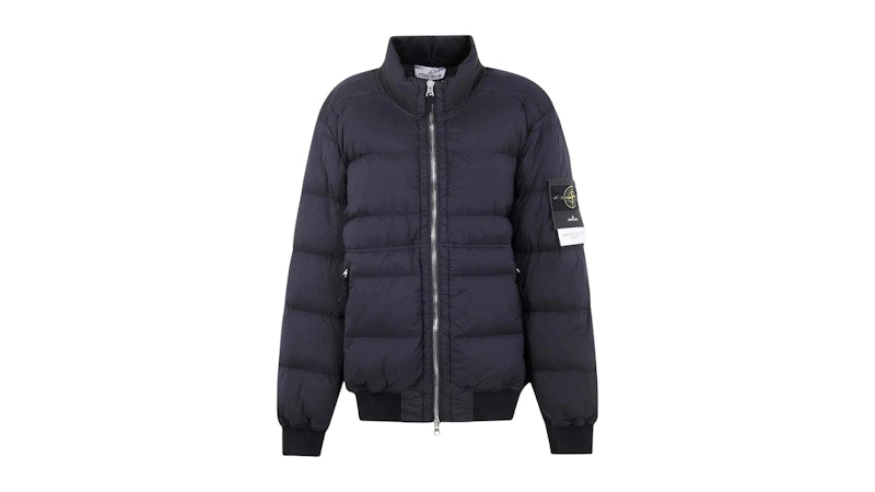 Stone Island Urban Puffer Bomber Jacket Black