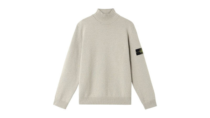 Stone Island Winter Cotton 5100048 Sweater Pearl Grey