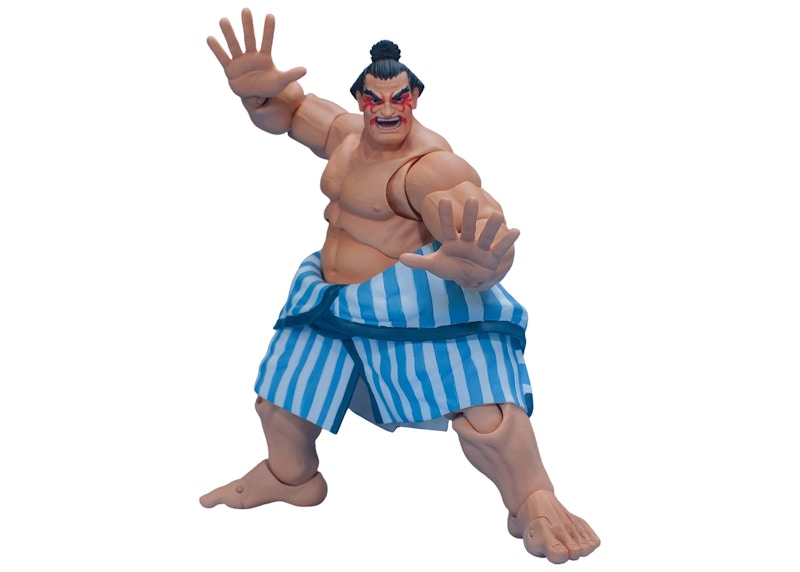 Storm Collectibles Street Fighter V E. Honda Nostalgia Costume 1/12 Scale Action Figure Tan