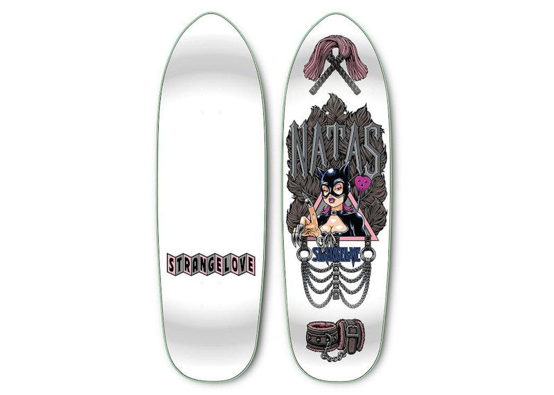 StrangeLove Natas Kaupas 10.0 Skateboard Deck White