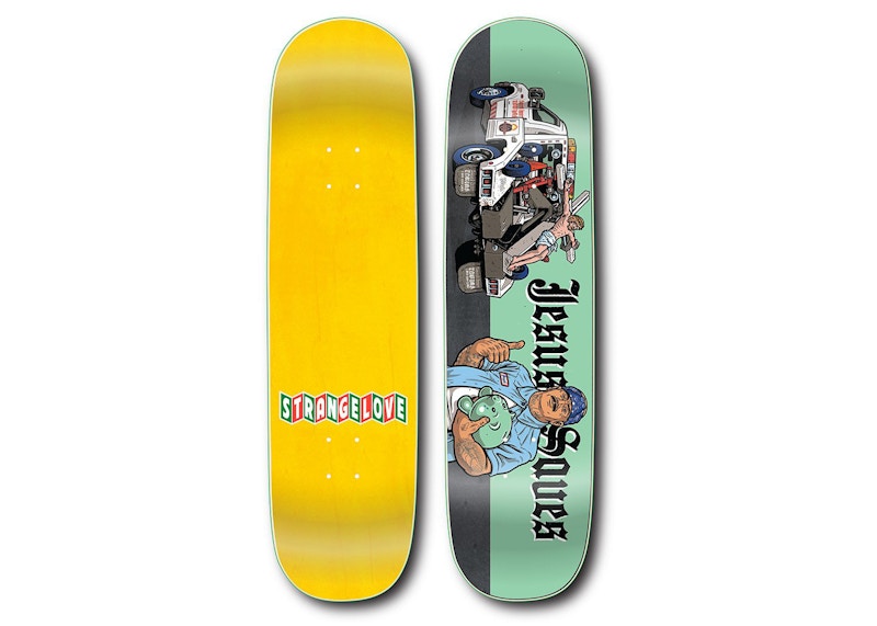 StrangeLove Sean Cliver Jesus Saves 8.5 Skateboard Deck