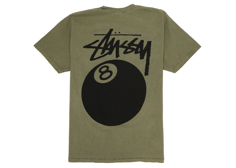 Stussy 8 Ball Pigment Dyed Tee Olive