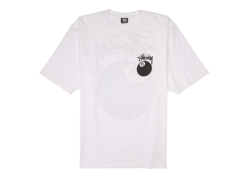 Stussy 8 Ball Tee White