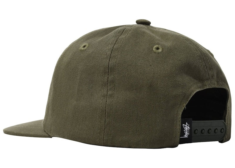 Stussy 93 Slick Crown Low Pro Cap Olive