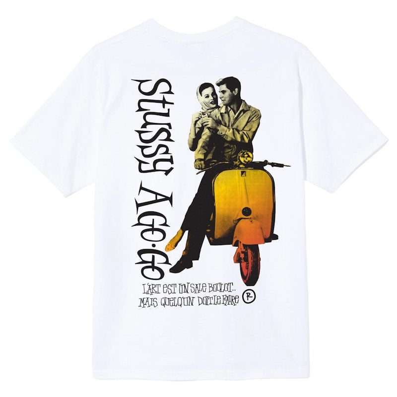 Stussy A Go Go T-shirt White
