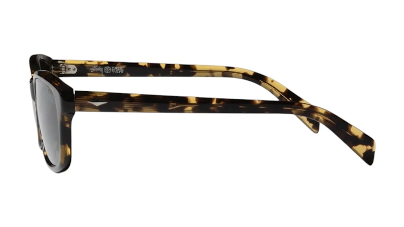 Stussy Alan Sunglasses Olive Tortoise/Green Lens