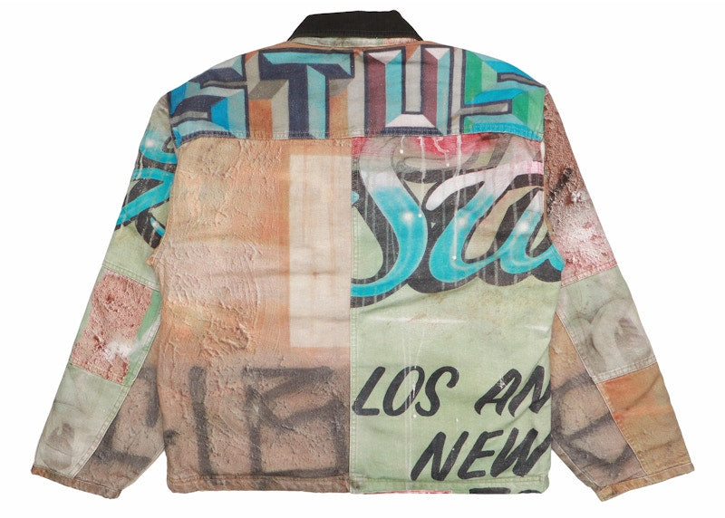 Stussy Alfonso Canvas Shop Jacket Multicolor