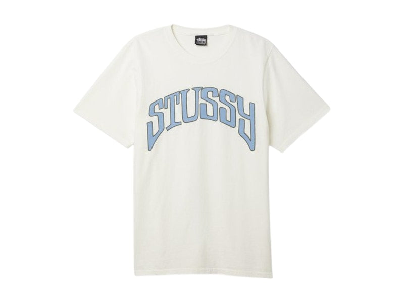 Stussy Arched Pig. Dyed Tee Natural