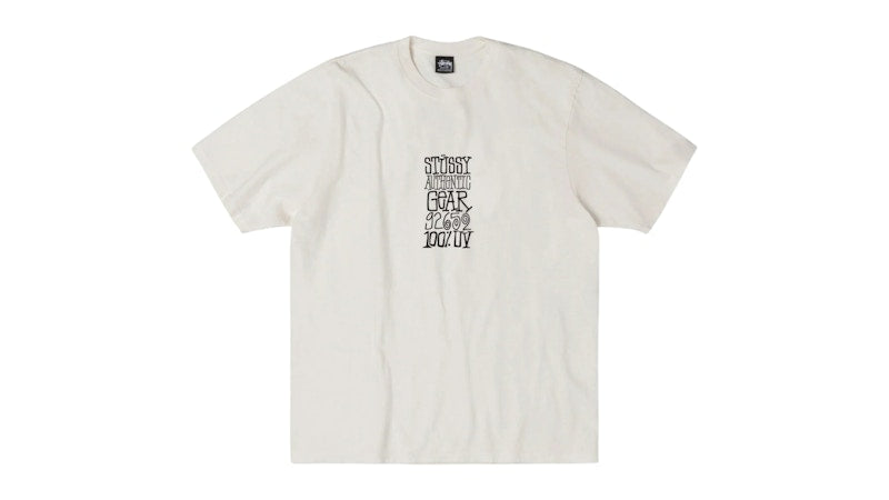 Stussy Authentic Gear Pigment Dyed Tee Natural