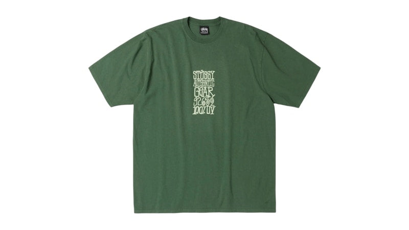 Stussy Authentic Gear Pigment Dyed Tee Pine