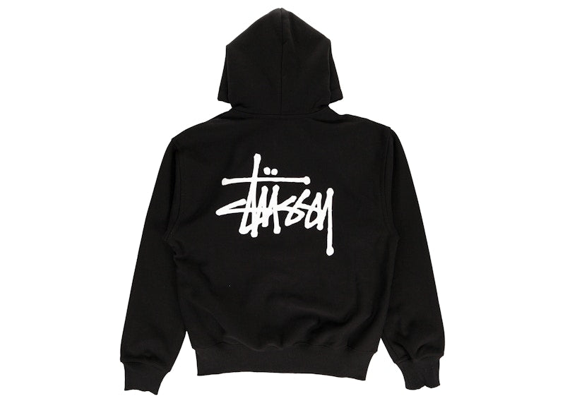 Stussy Basic Zip Hoodie Black