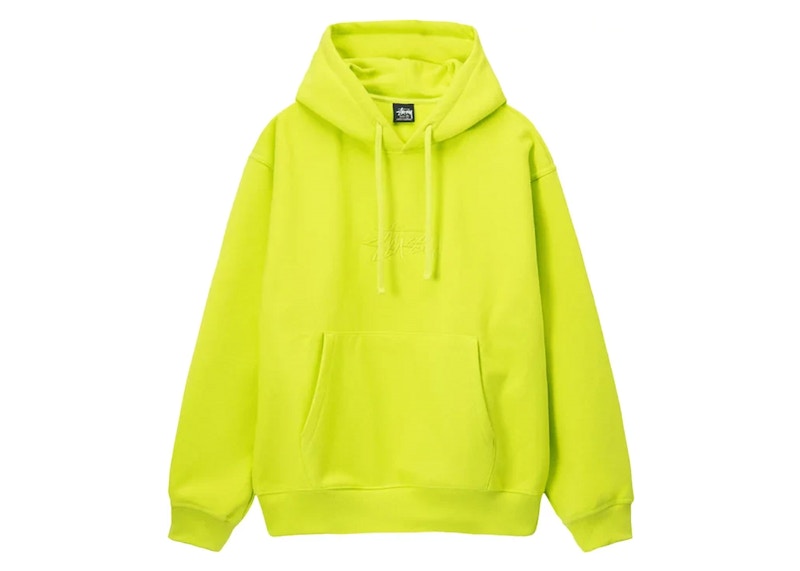 Stussy Back Applique Hoodie Keylime