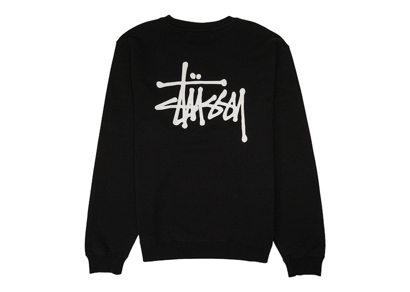 Stussy Basic Crew Black
