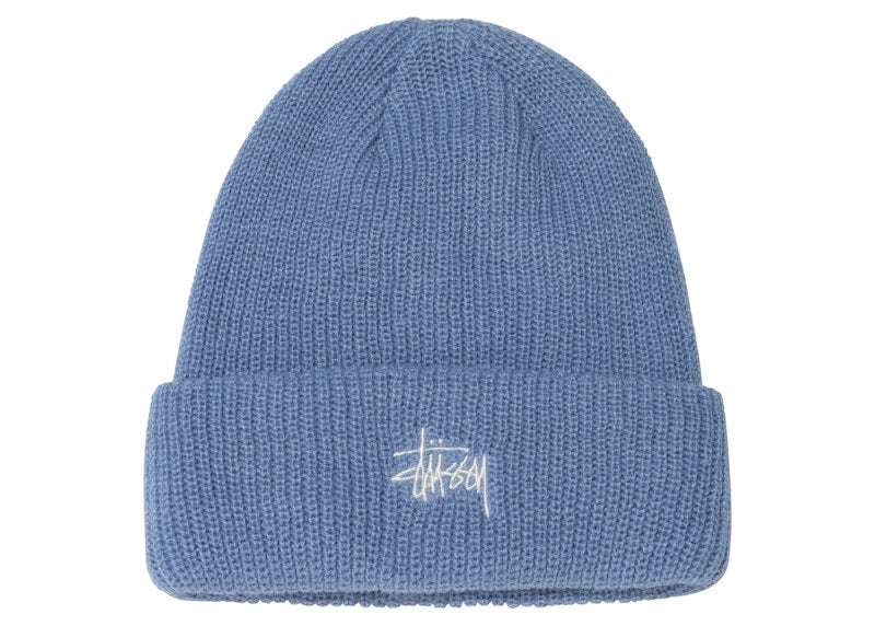 Stussy Basic Cuff Beanie Powder Blue