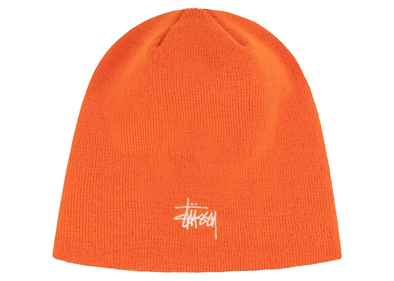 Stussy Basic Skullcap Beanie Orange