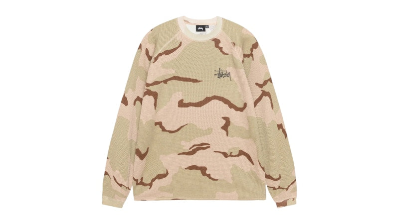 Stussy Basic Thermal Sand Camo