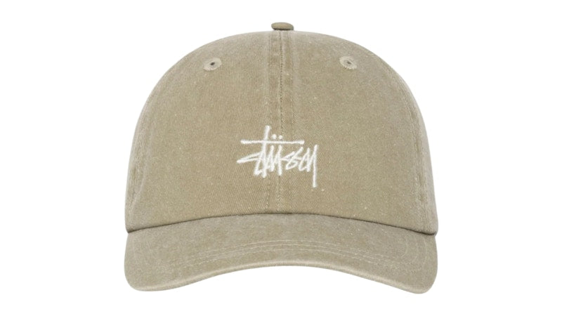 Stussy Basic Washed Cap Faded Tan