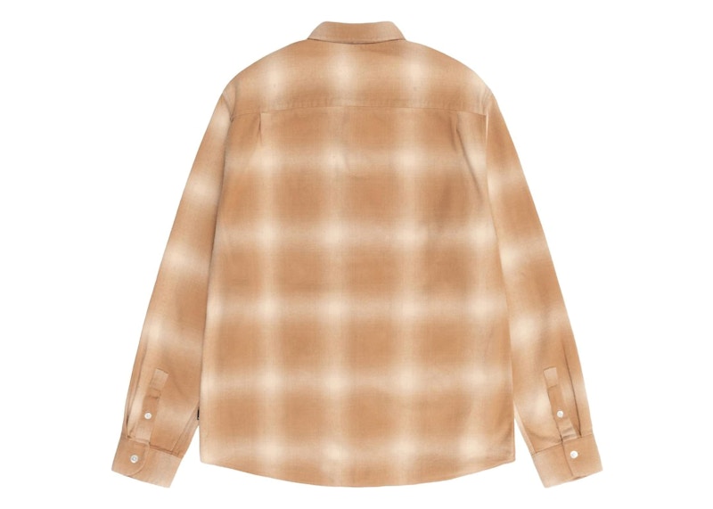 Stussy Bay Plaid Shirt Tan