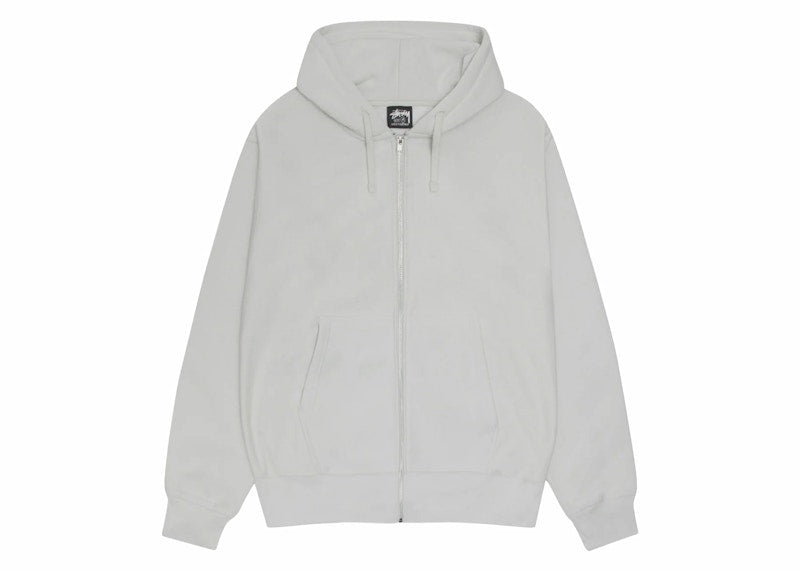 Stussy Beach Roots Zip Hoodie Fog