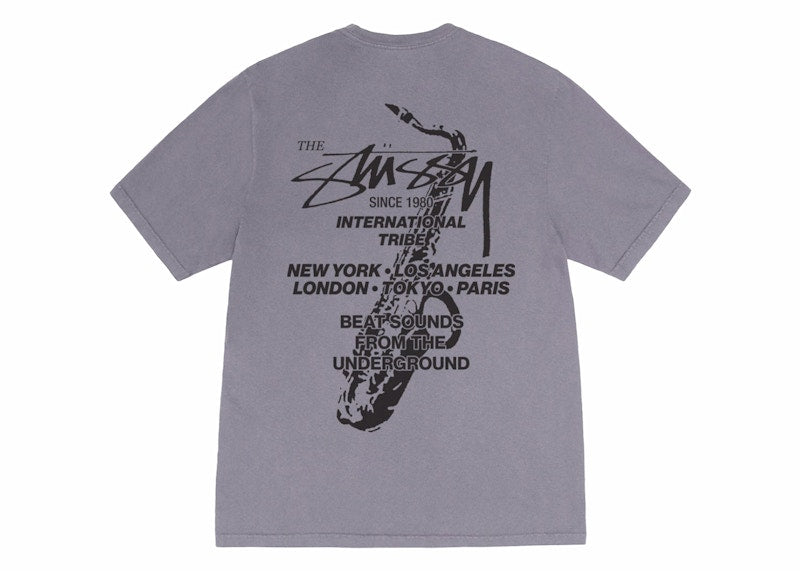Stussy Beat Sounds Pigment Dyed Tee Shark