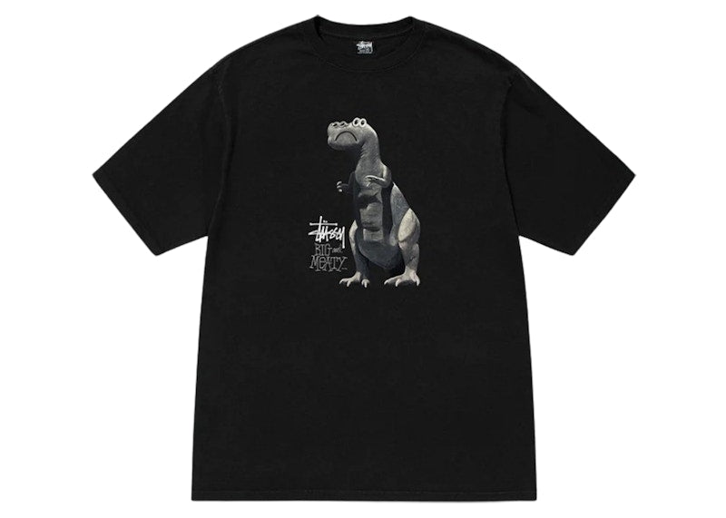 Stussy Big & Meaty Pigment Dyed Tee Black