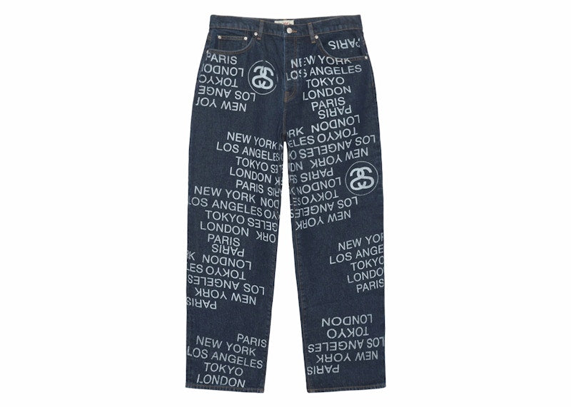Stussy Big Ol' Denim City Link Jean One Wash