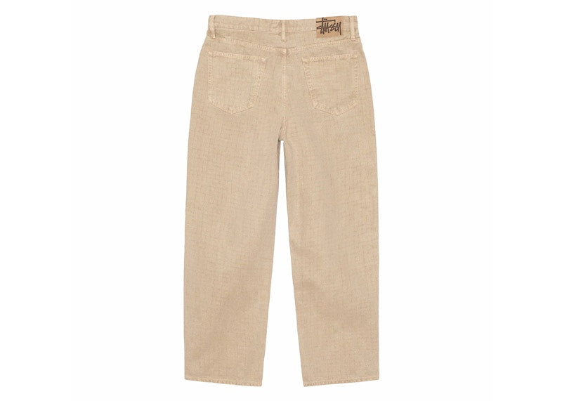 Stussy Big Ol' Needlepunch Canvas Jean Khaki