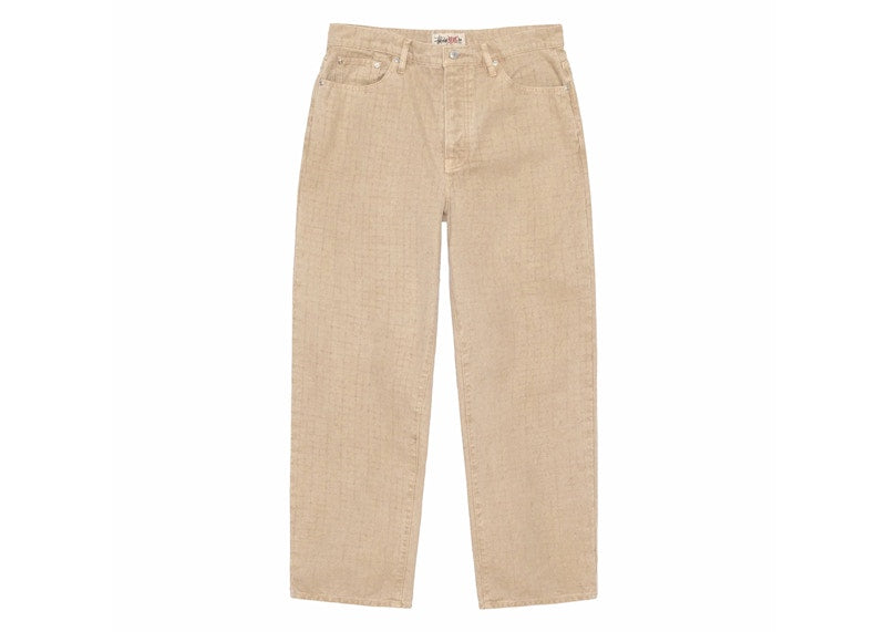 Stussy Big Ol' Needlepunch Canvas Jean Khaki
