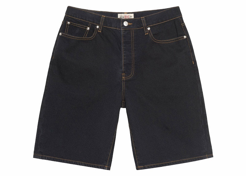 Stussy Big Ol' Short Washed Black Denim