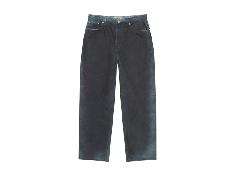Stussy Big Ol Spray Dye Jeans Blue