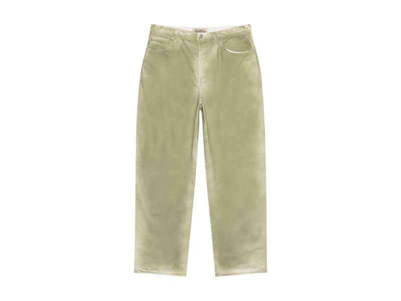 Stussy Big Ol Spray Dye Jeans Olive