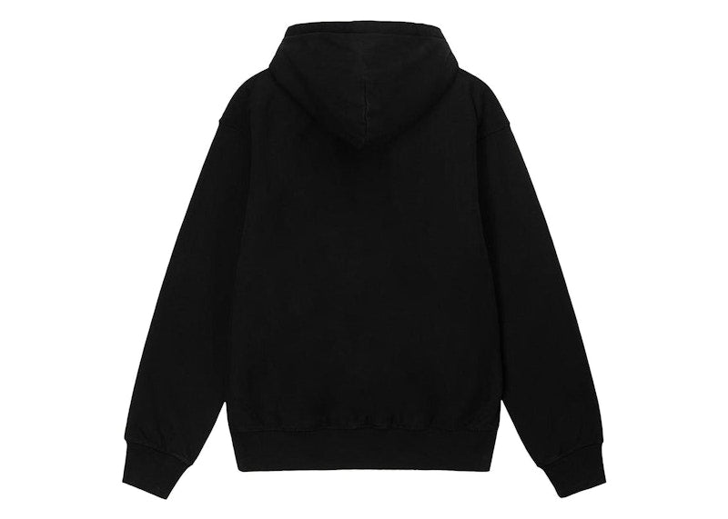 Stussy Block Sport Pigment Dyed Hoodie Black