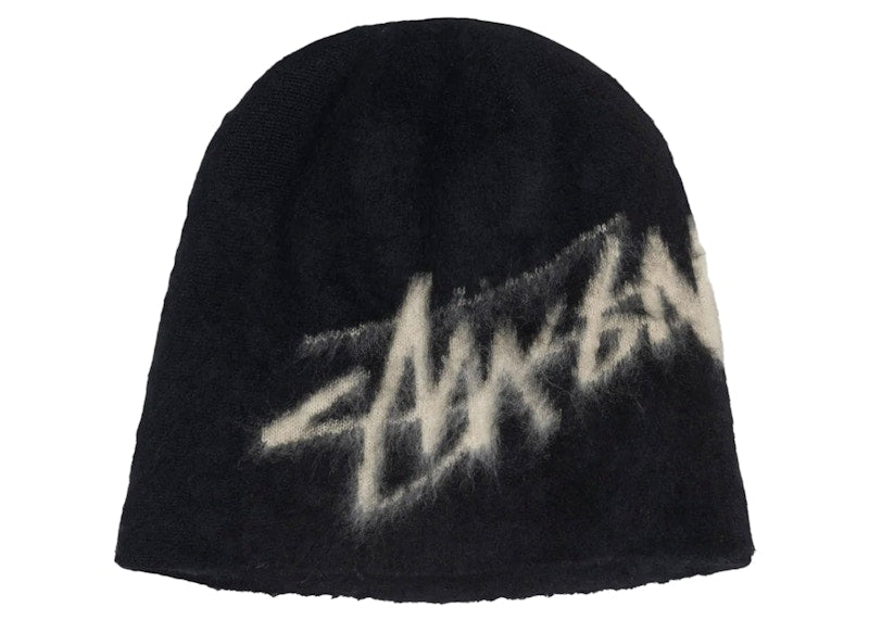 Stussy Brushed Out Stock Skullcap Black