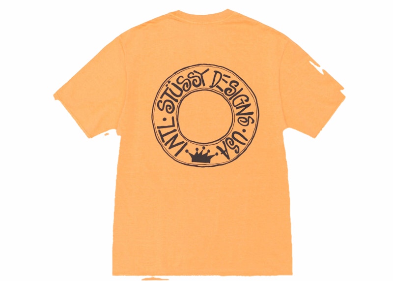 Stussy Buana Pigment Dyed Tee Orange