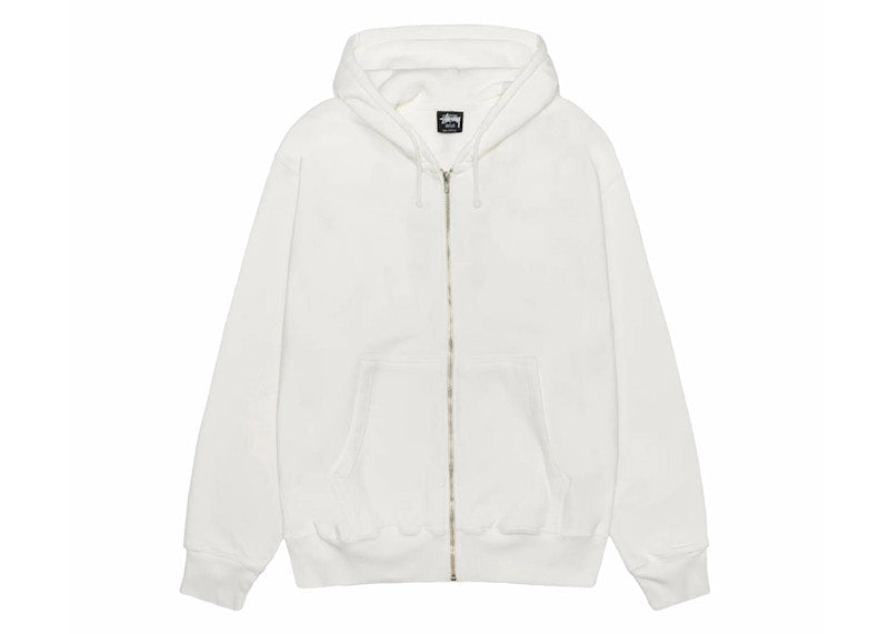 Stussy Buana Pigment Dyed Zip Hoodie Natural