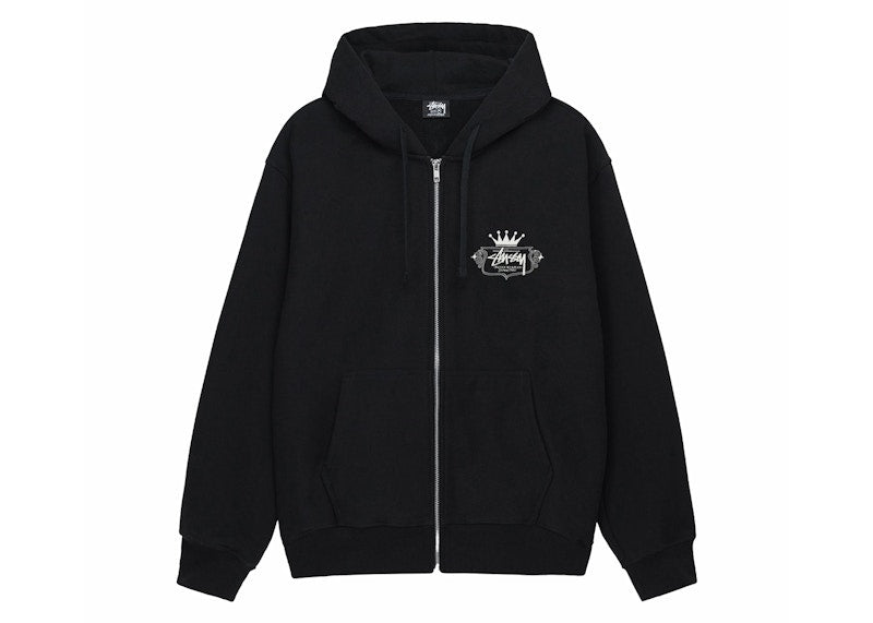 Stussy Built To Last Zip Hoodie Black