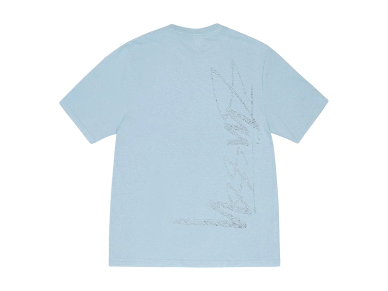 Stussy C Thru Pigment Dyed Tee Baby Blue