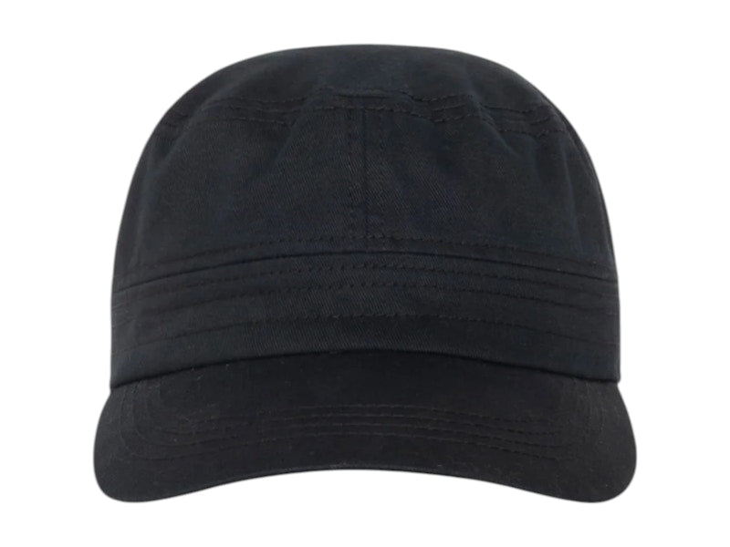 Stussy Cadet Helvetica Logo Cap Black