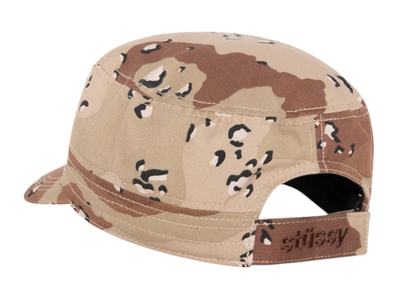 Stussy Cadet Helvetica Logo Cap Camo