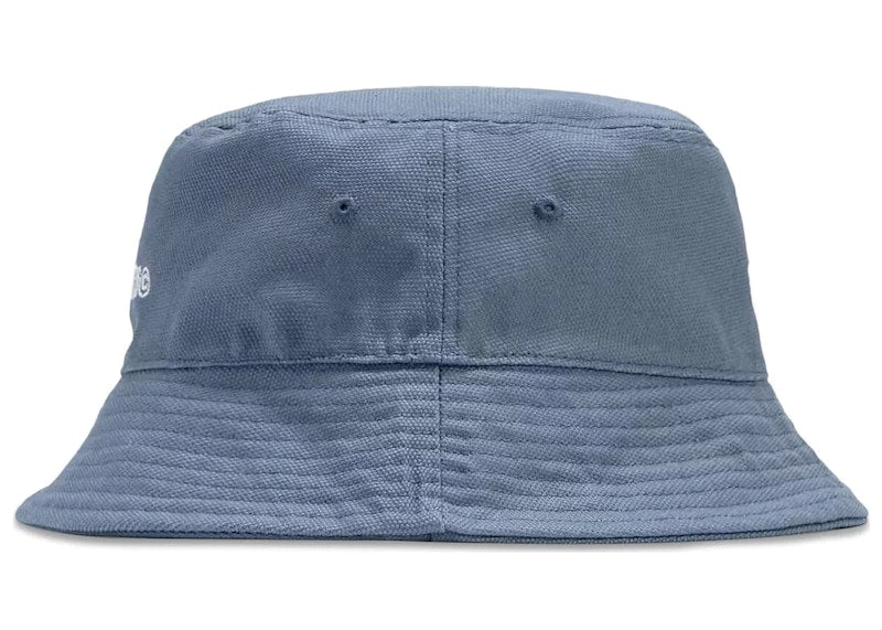 Stussy Canvas Wide Brim Bucket Hat Light Blue
