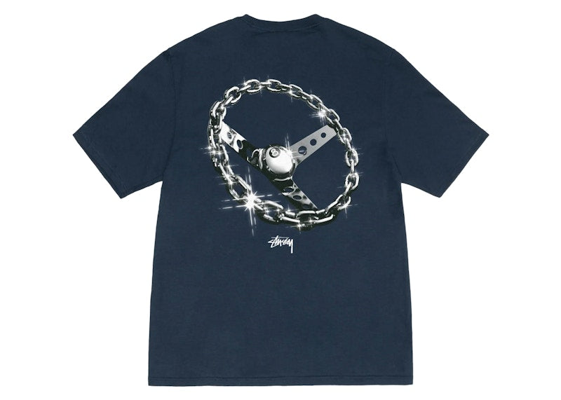Stussy Chain-Link T-shirt Navy
