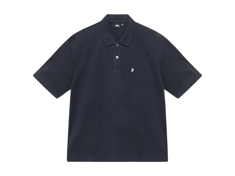 Stussy Classic Pique Polo Black