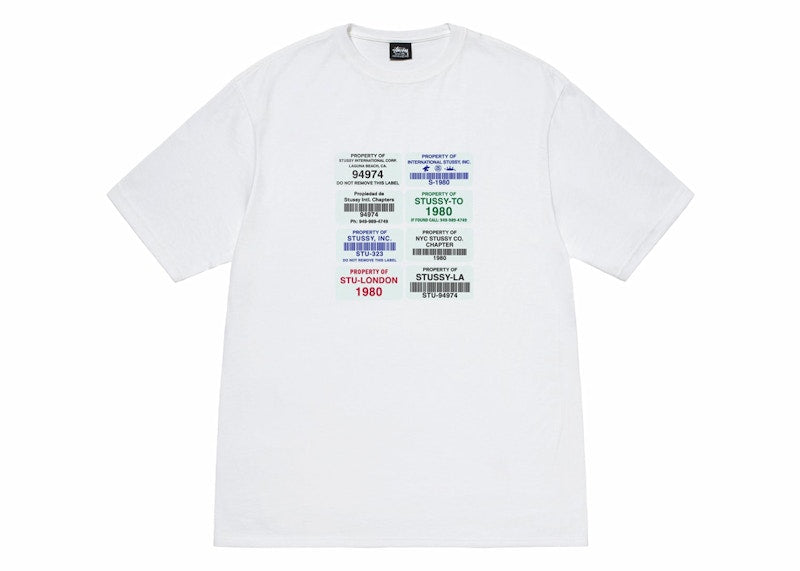 Stussy Codes Tee White