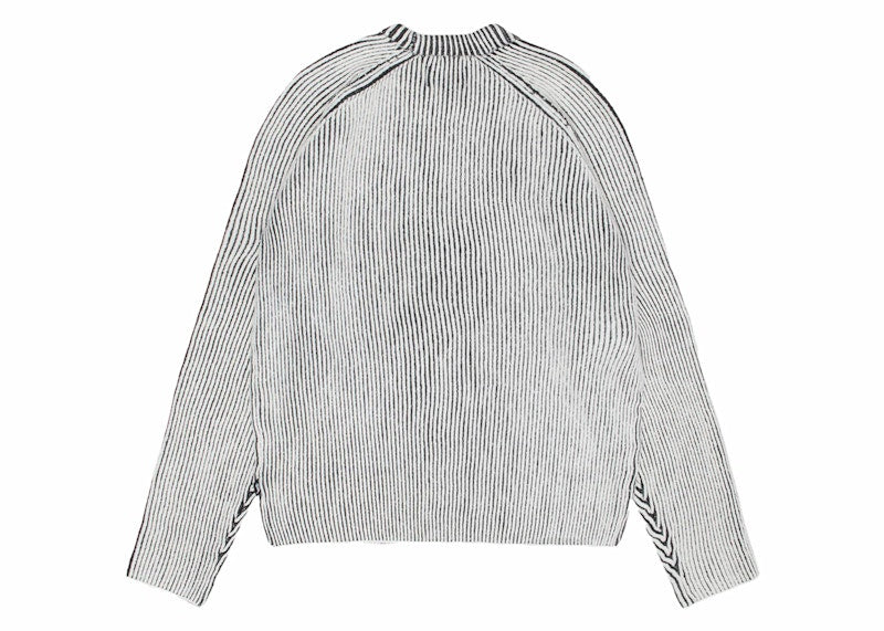 Stussy Contrast Rib Sweater White