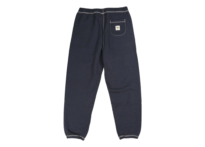 Stussy Contrast Stitch Label Pant Navy